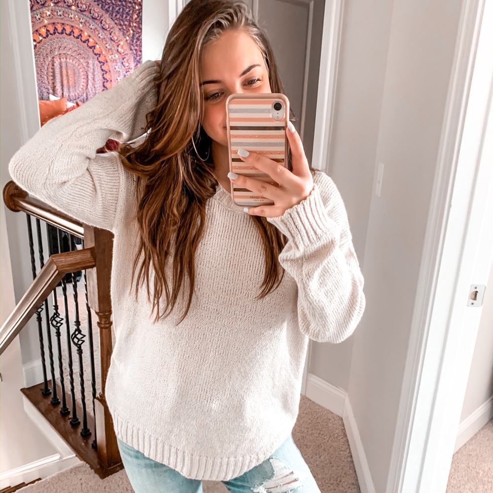 Lovely cream sweater